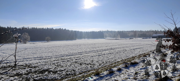 Winterliches Fichtelgebirge