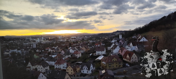 Sonnenuntergang Klinikum Kulmbach