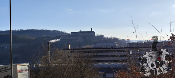 Plassenburg vom Klinikum Kulmbach