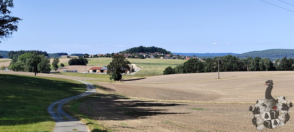 Roter Hügel, Oberobsang, Unterpreuschwitz
