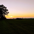 Sonnenuntergang Hohe Straße