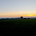 Sonnenuntergang Hohe Straße